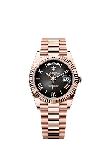 Rolex Oyster vàng Everose Day-Date 40
